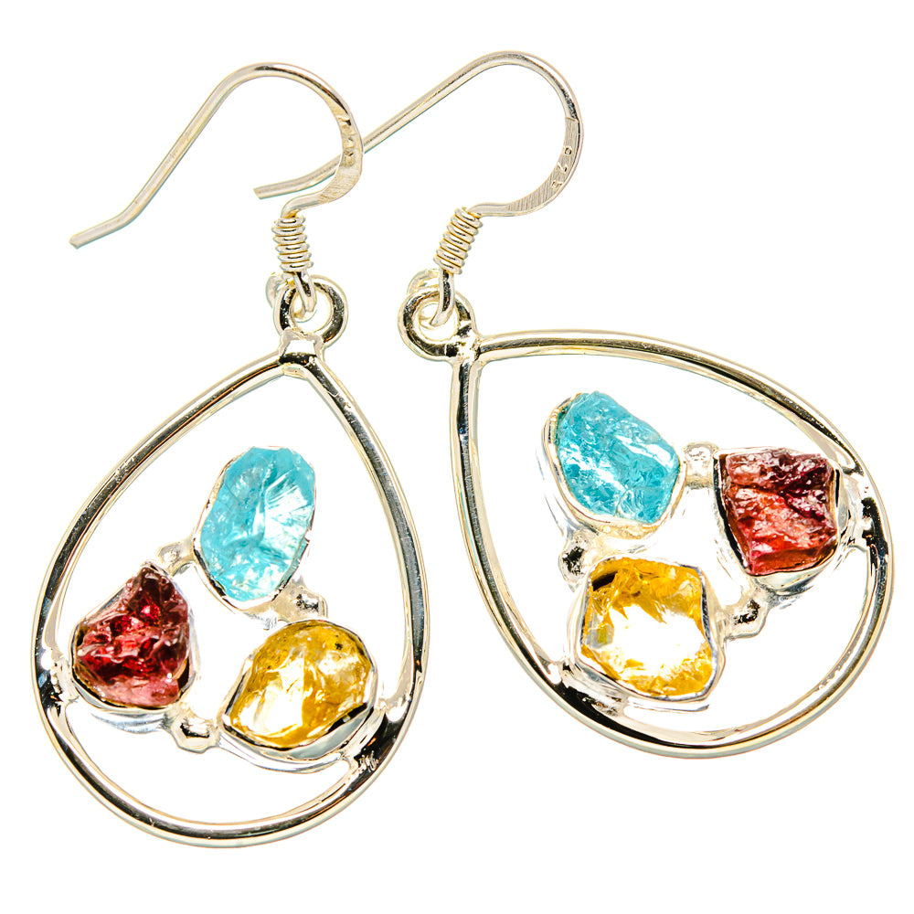 Apatite Earrings handcrafted by Anasilvercos - EARR431294 - Photo 2