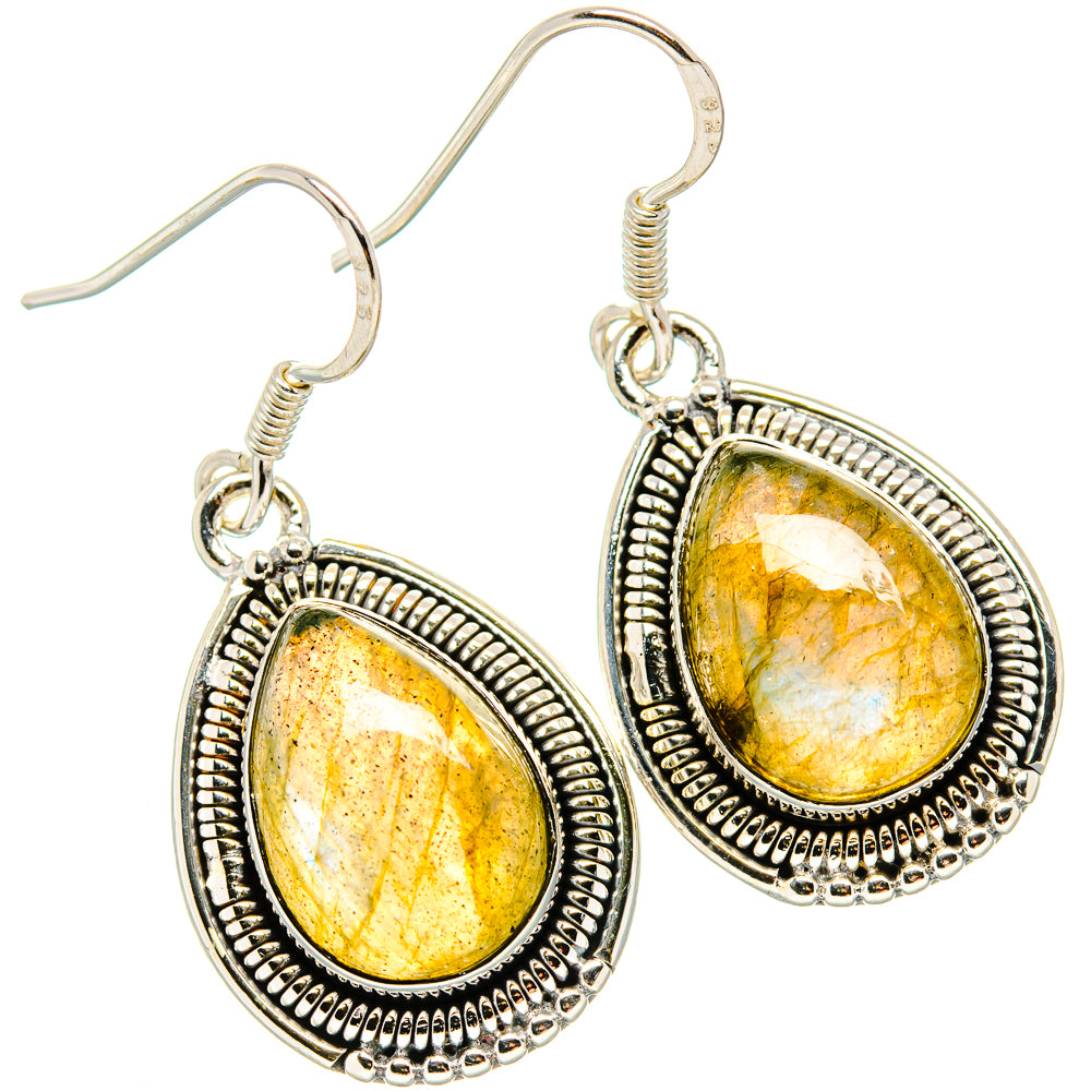 Labradorite Earrings handcrafted by Anasilvercos - EARR431296 - Photo 2