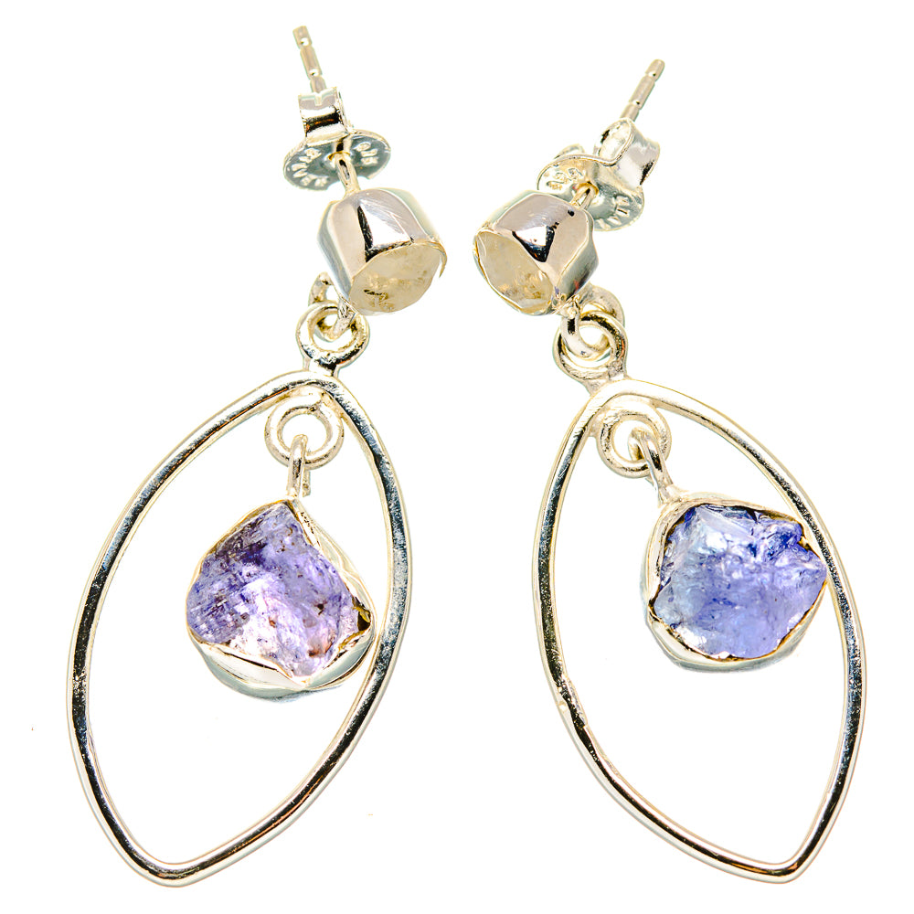 Tanzanite Earrings handcrafted by Anasilvercos - EARR431298 - Photo 2