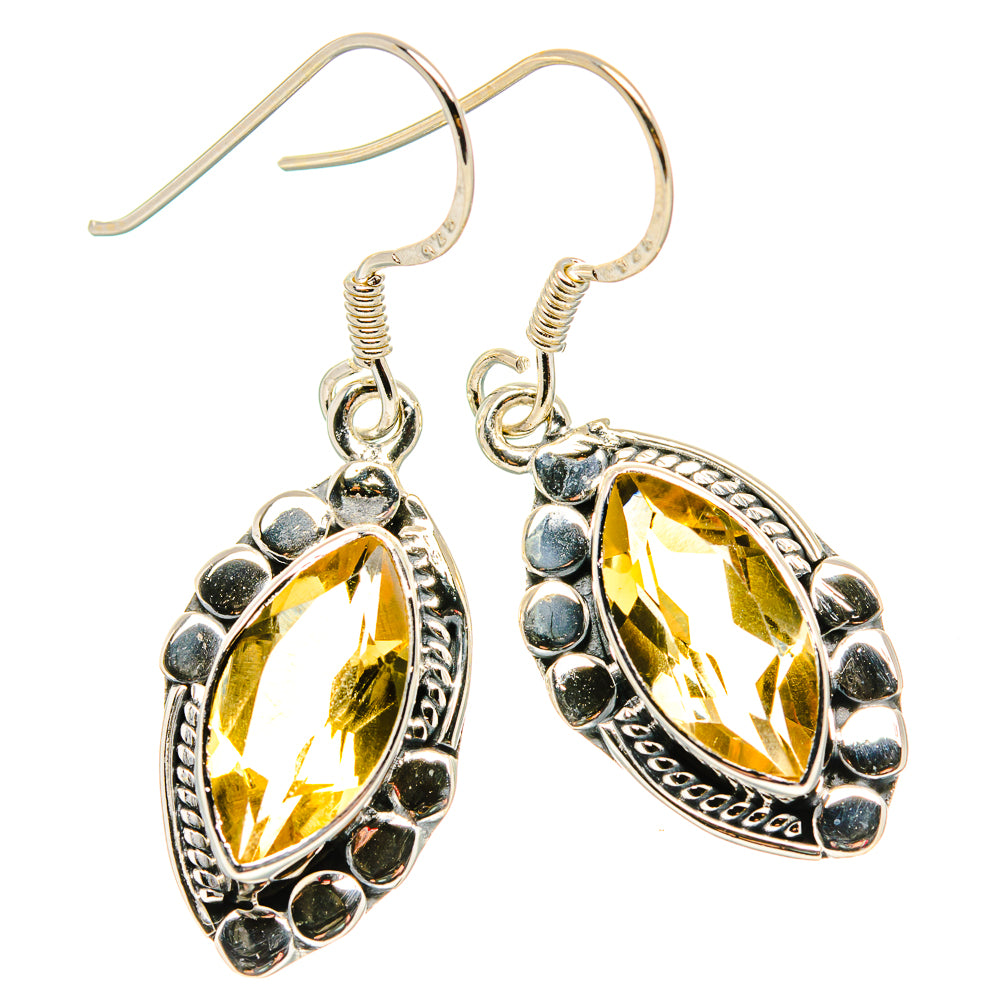 Citrine Earrings handcrafted by Anasilvercos - EARR431301 - Photo 2