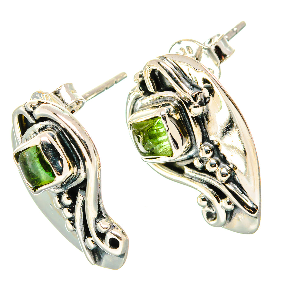 Peridot Earrings handcrafted by Anasilvercos - EARR431308 - Photo 2