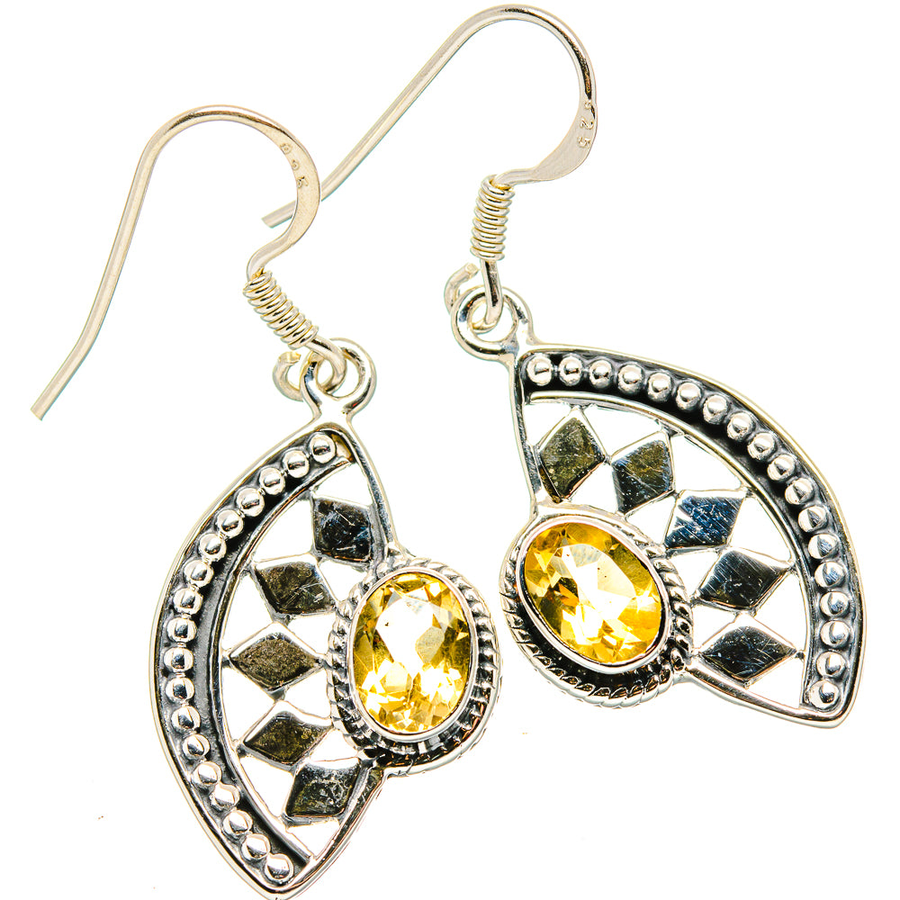 Citrine Earrings handcrafted by Anasilvercos - EARR431310 - Photo 2