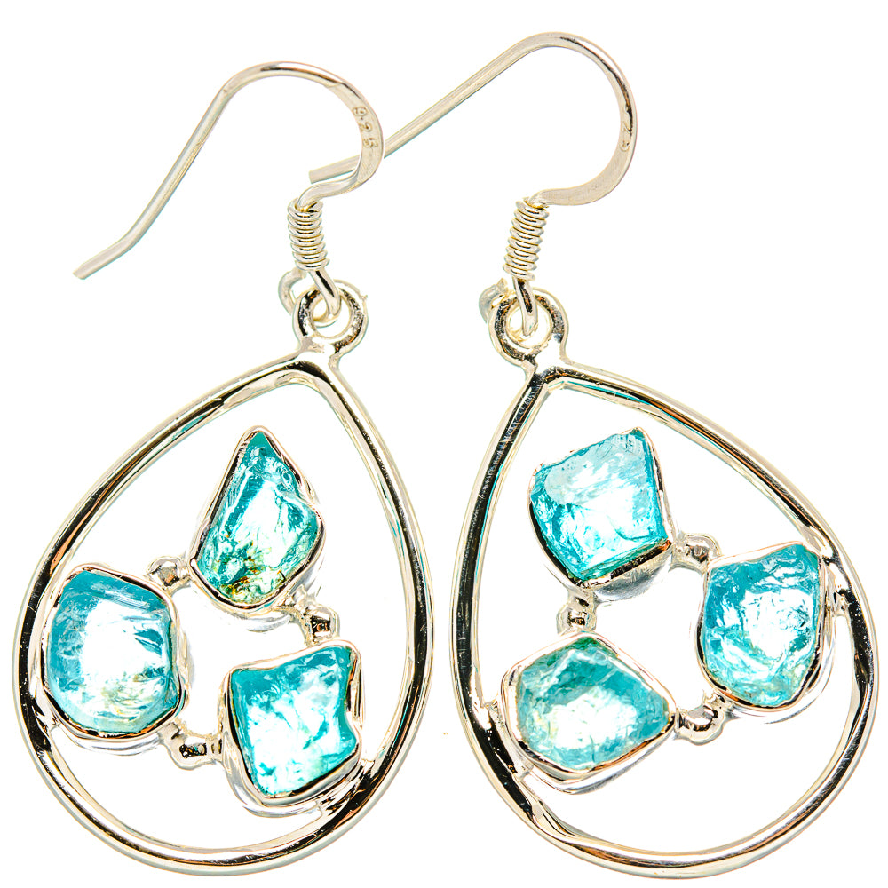 Apatite Earrings handcrafted by Anasilvercos - EARR431336 - Photo 2