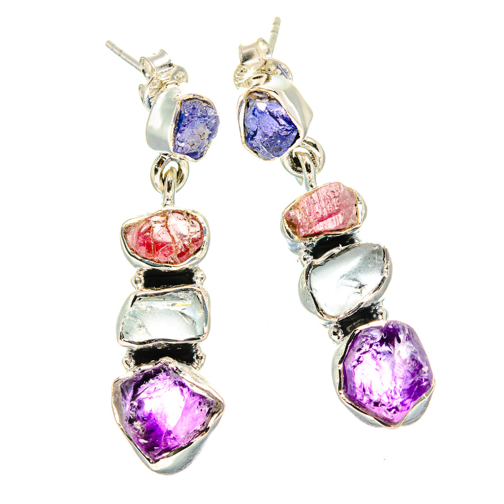 Amethyst Earrings handcrafted by Anasilvercos - EARR431344 - Photo 2