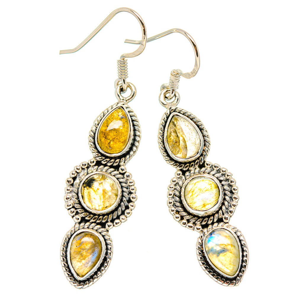 Labradorite Earrings handcrafted by Anasilvercos - EARR431348 - Photo 2