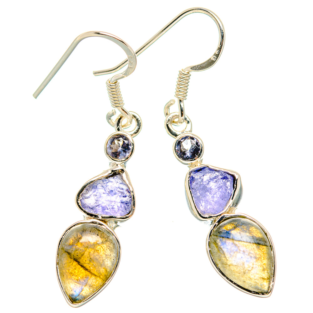 Labradorite Earrings handcrafted by Anasilvercos - EARR431356 - Photo 2