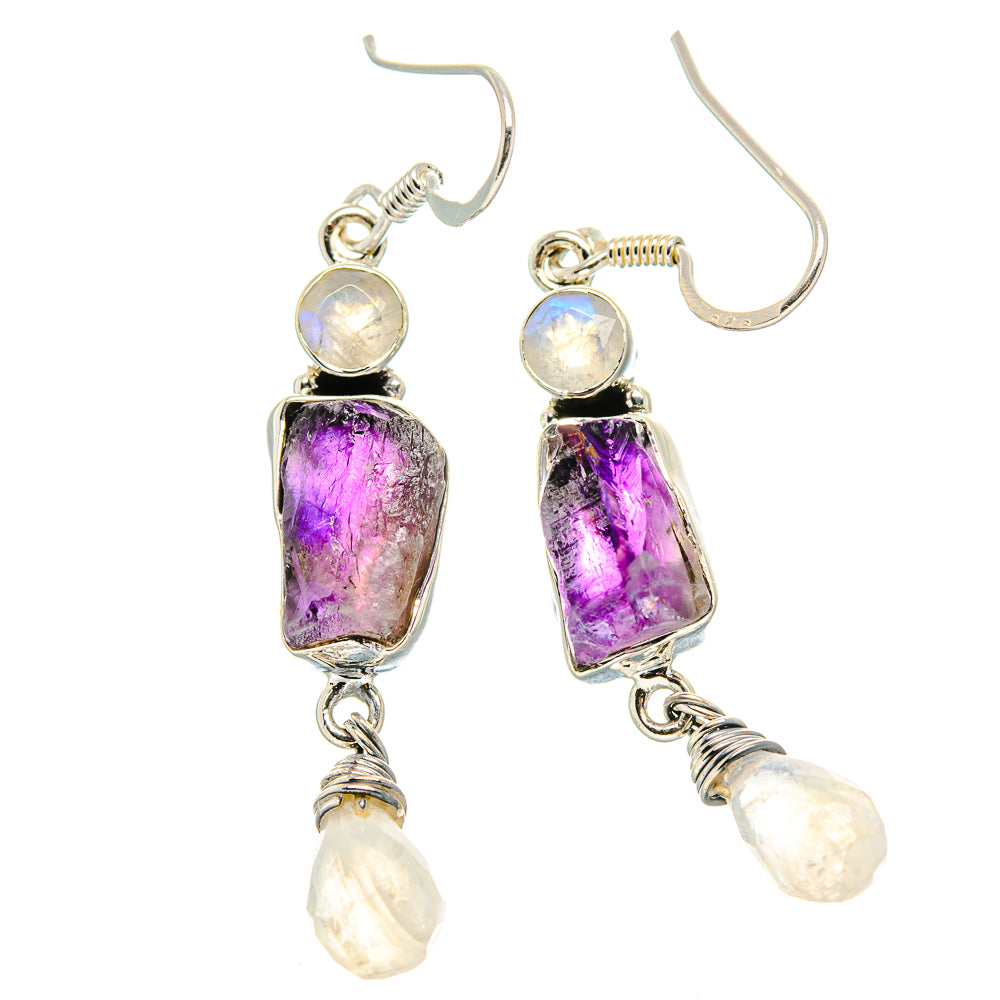 Amethyst Earrings handcrafted by Anasilvercos - EARR431357 - Photo 2
