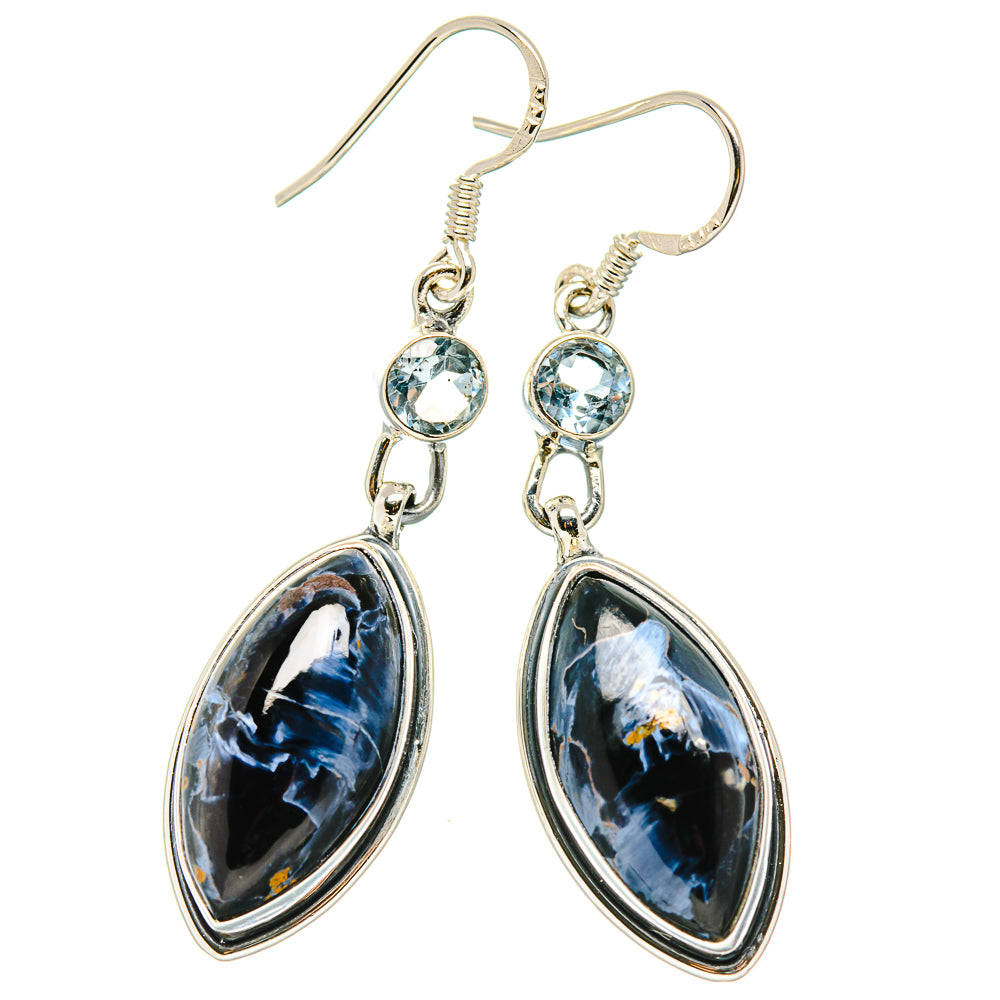 Pietersite Earrings handcrafted by Anasilvercos - EARR431368 - Photo 2