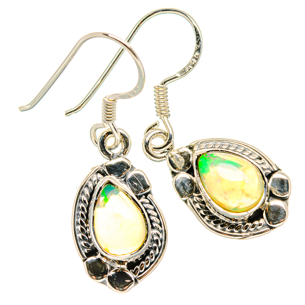 Ethiopian Opal Earrings handcrafted by Anasilvercos - EARR431374 - Photo 2
