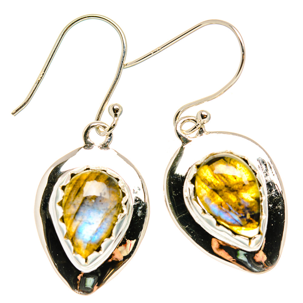 Labradorite Earrings handcrafted by Anasilvercos - EARR431383 - Photo 2