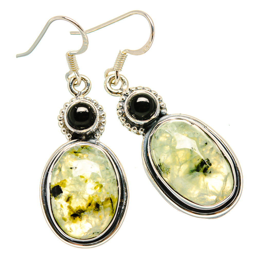 Prehnite Earrings handcrafted by Anasilvercos - EARR431390 - Photo 2