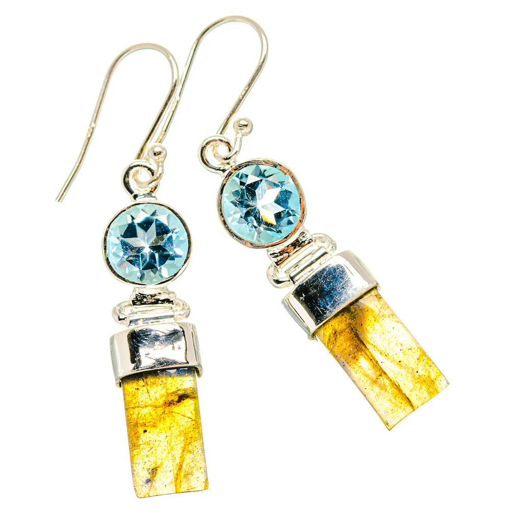 Labradorite Earrings handcrafted by Anasilvercos - EARR431413 - Photo 2