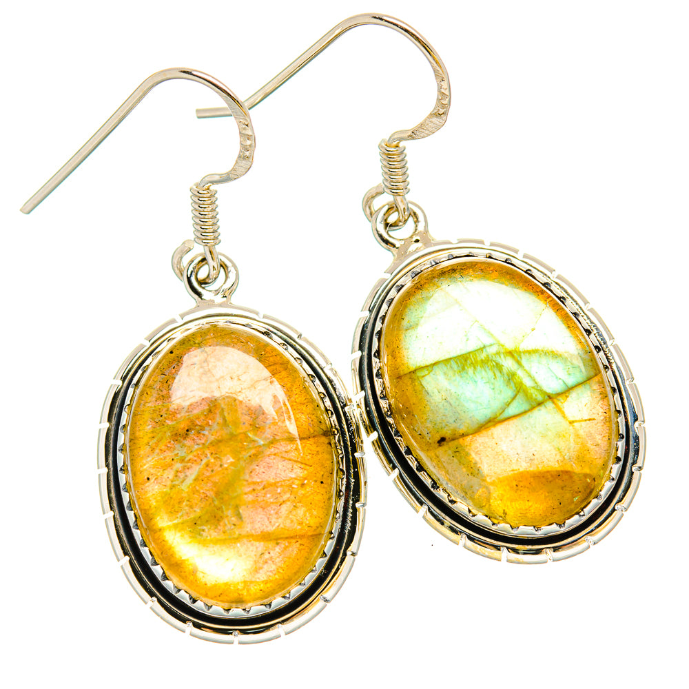 Labradorite Earrings handcrafted by Anasilvercos - EARR431432 - Photo 2