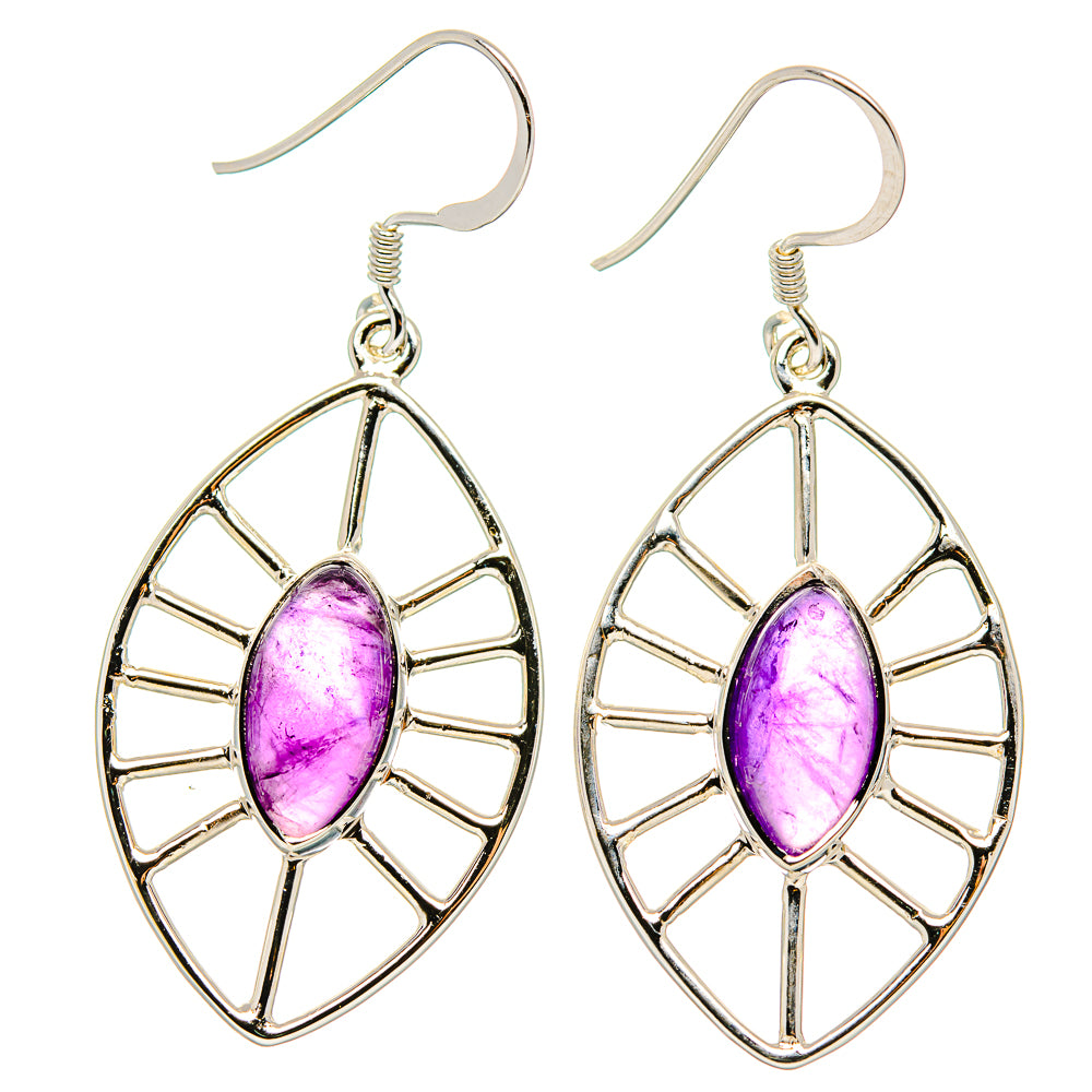 Amethyst Earrings handcrafted by Anasilvercos - EARR431532 - Photo 2