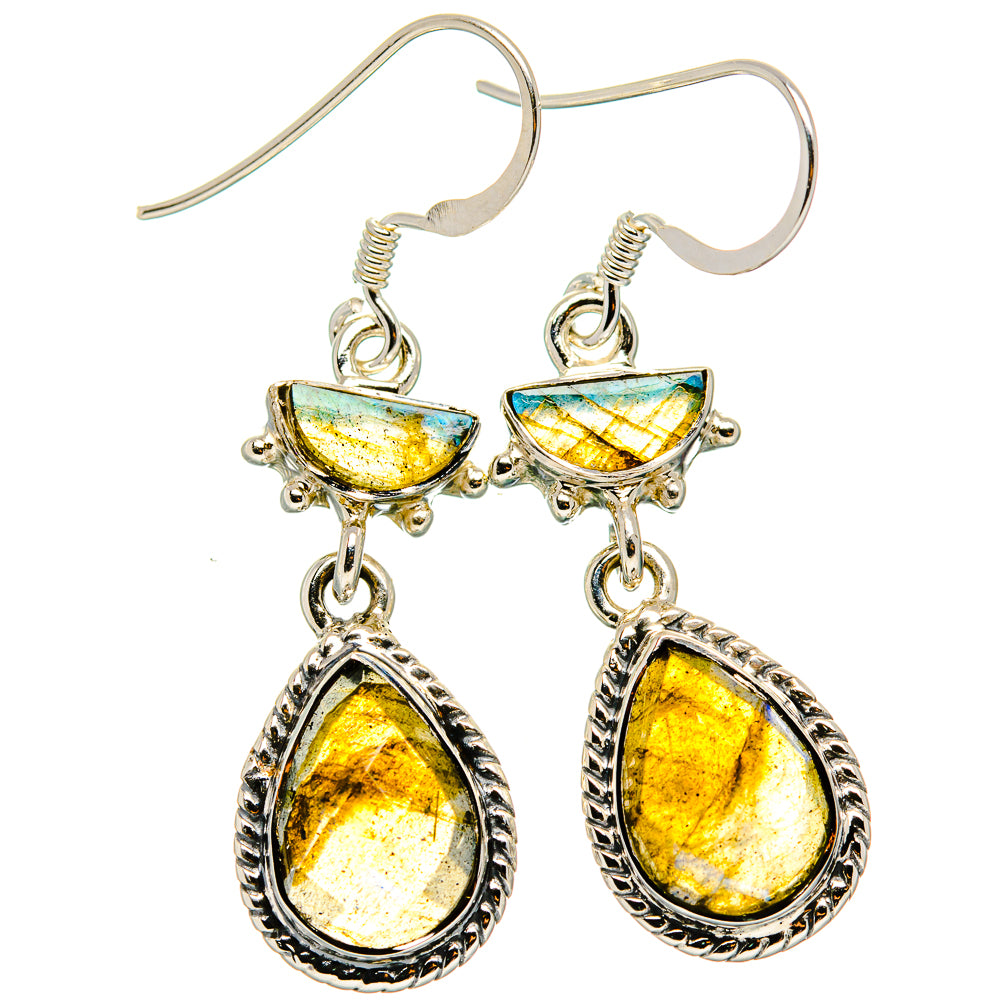 Labradorite Earrings handcrafted by Anasilvercos - EARR431537 - Photo 2
