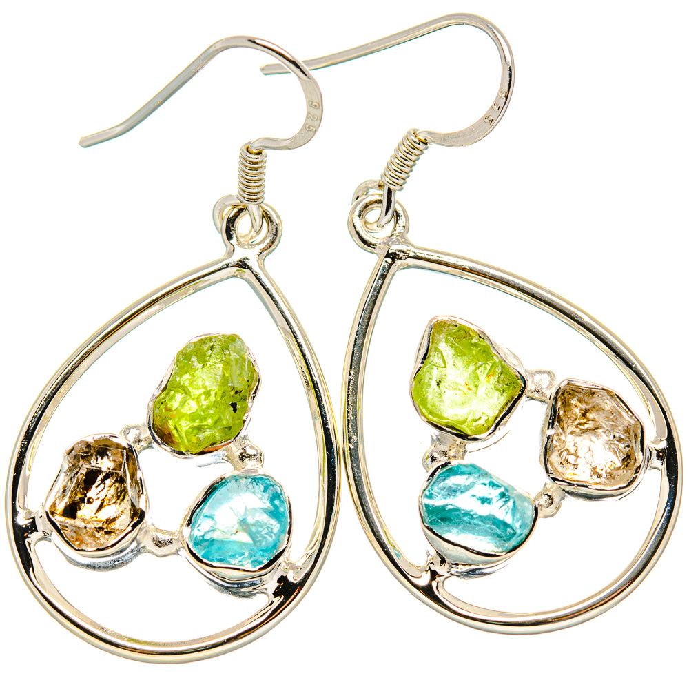 Herkimer Diamond Earrings handcrafted by Anasilvercos - EARR431564 - Photo 2