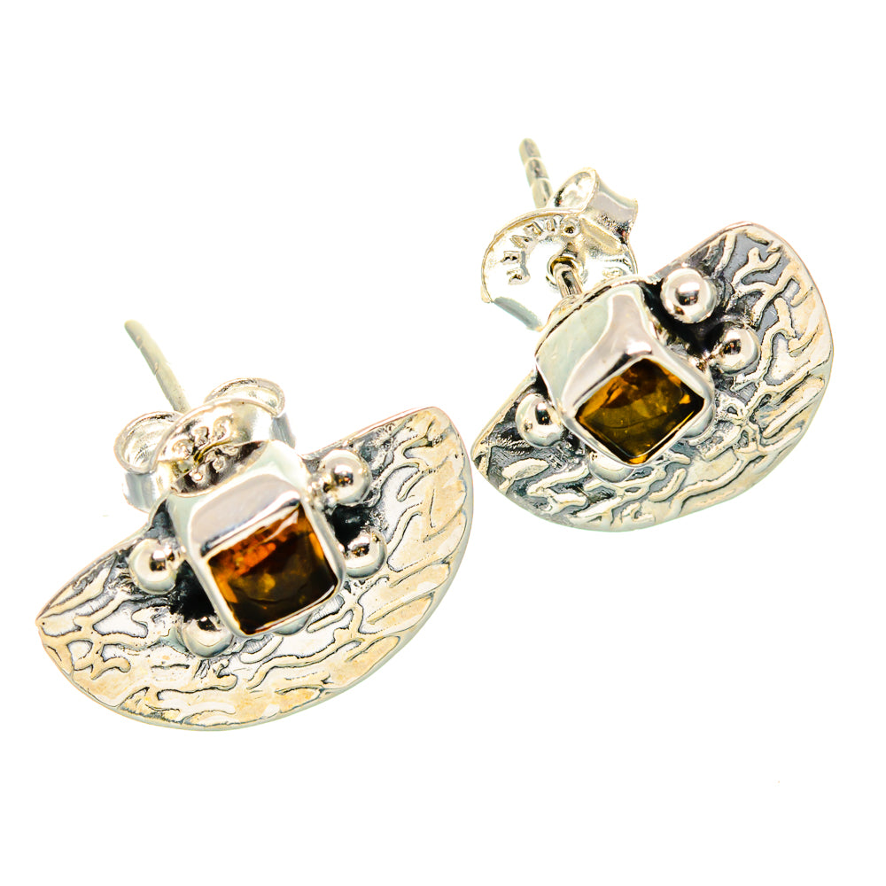 Citrine Earrings handcrafted by Anasilvercos - EARR431577 - Photo 2