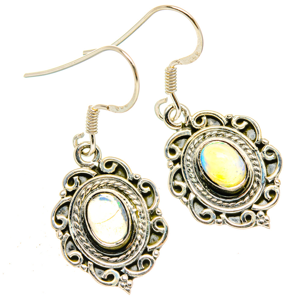 Ethiopian Opal Earrings handcrafted by Anasilvercos - EARR428547 - Photo 2