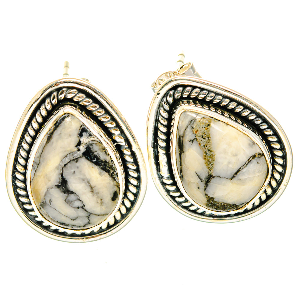 Pinolith Jasper Earrings handcrafted by Anasilvercos - EARR428558 - Photo 2