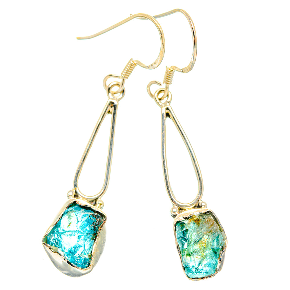 Apatite Earrings handcrafted by Anasilvercos - EARR428562 - Photo 2