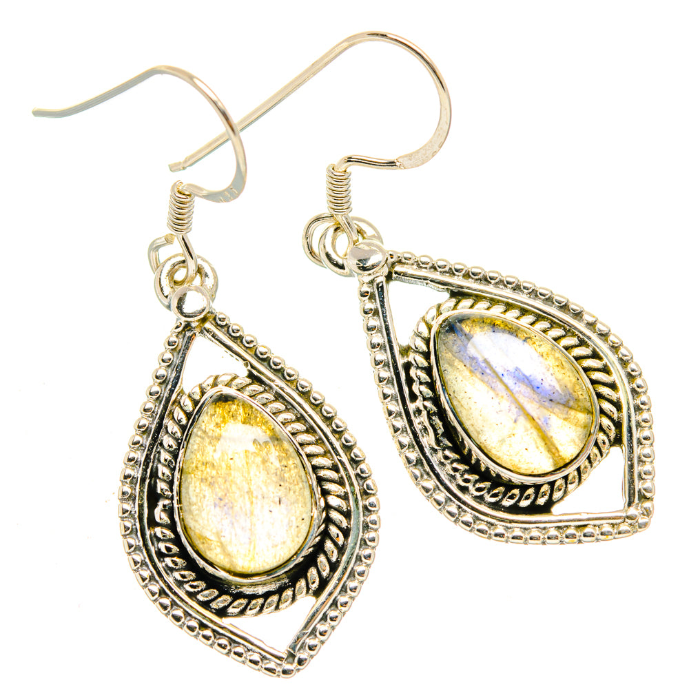 Labradorite Earrings handcrafted by Anasilvercos - EARR428569 - Photo 2