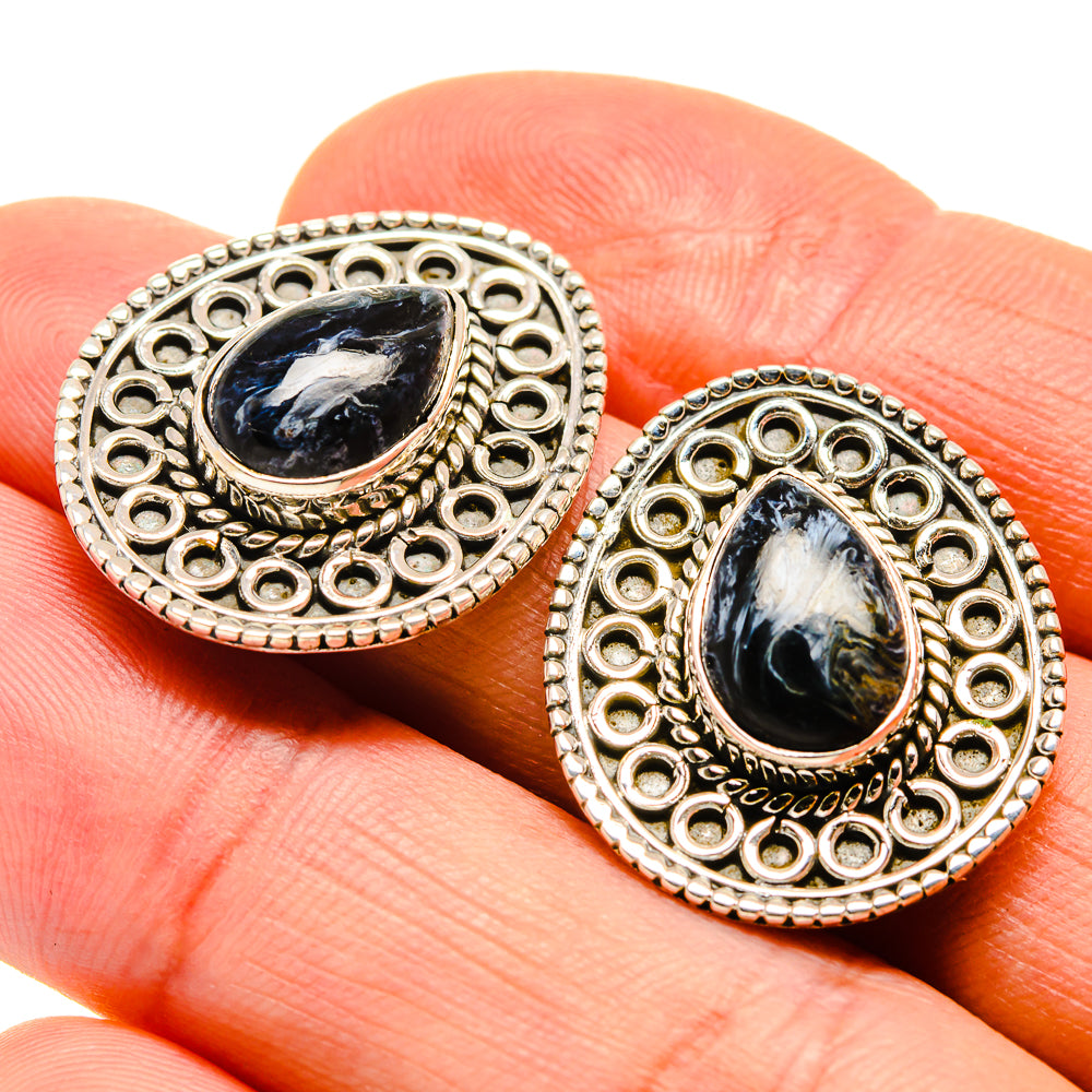 Pietersite Earrings handcrafted by Anasilvercos - EARR410927