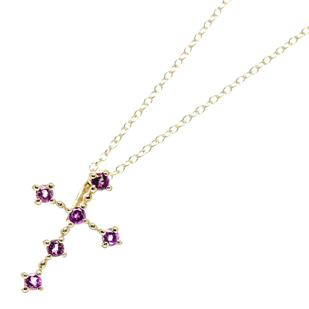 Amethyst Necklaces handcrafted by Anasilvercos - NEC12301