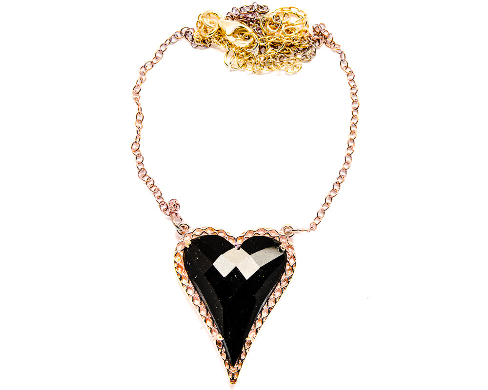 Black Onyx Necklaces handcrafted by Anasilvercos - NEC90024 - Photo 2
