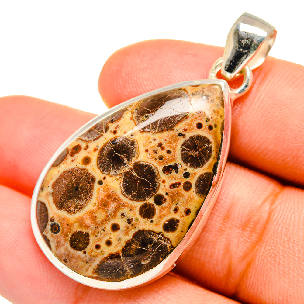 Poppy Jasper Pendants handcrafted by Anasilvercos - PD10001