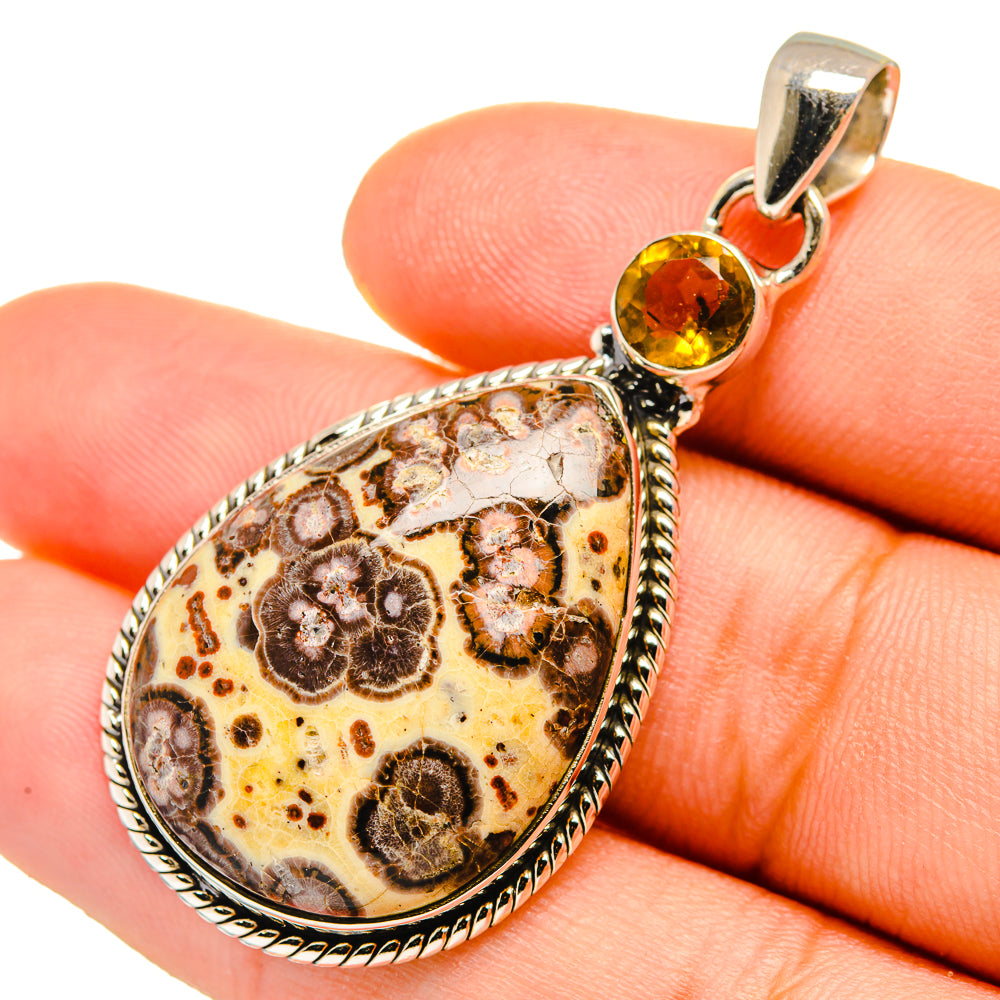 Poppy Jasper Pendants handcrafted by Anasilvercos - PD10002