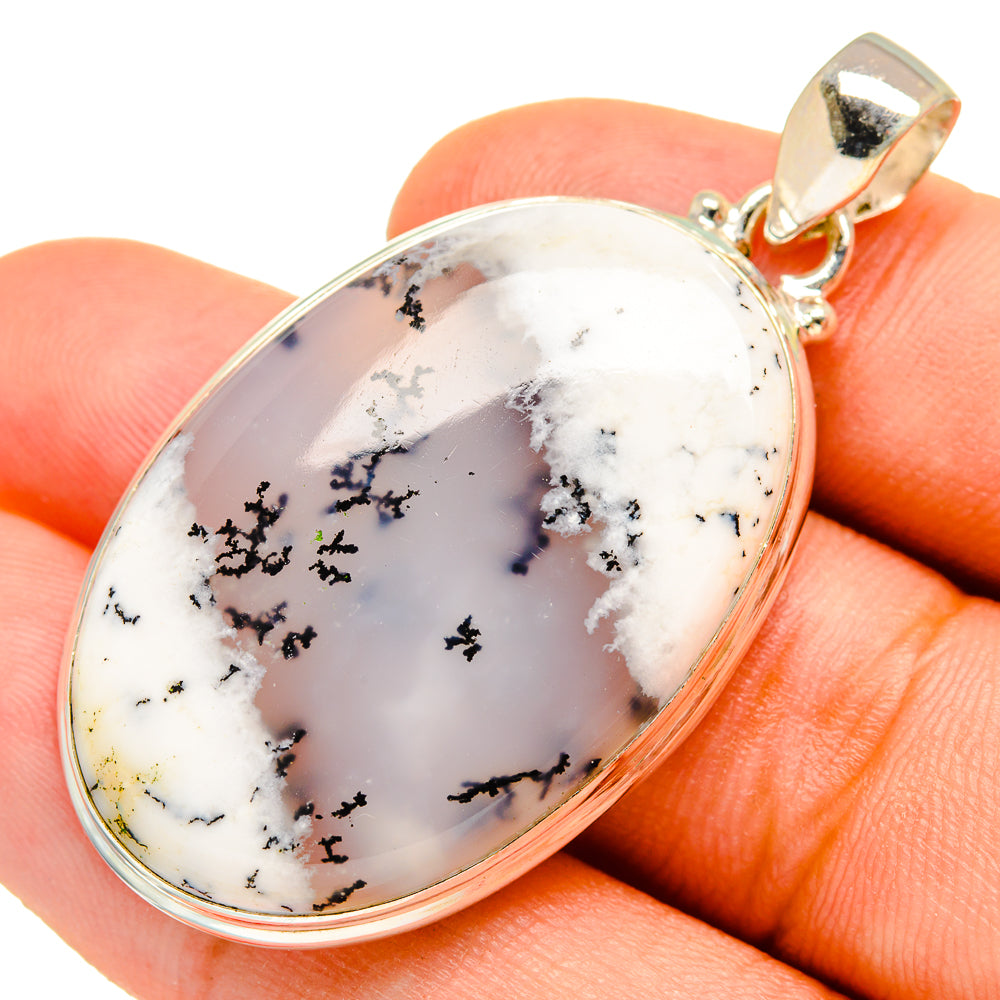 Dendritic Opal Pendants handcrafted by Anasilvercos - PD10016