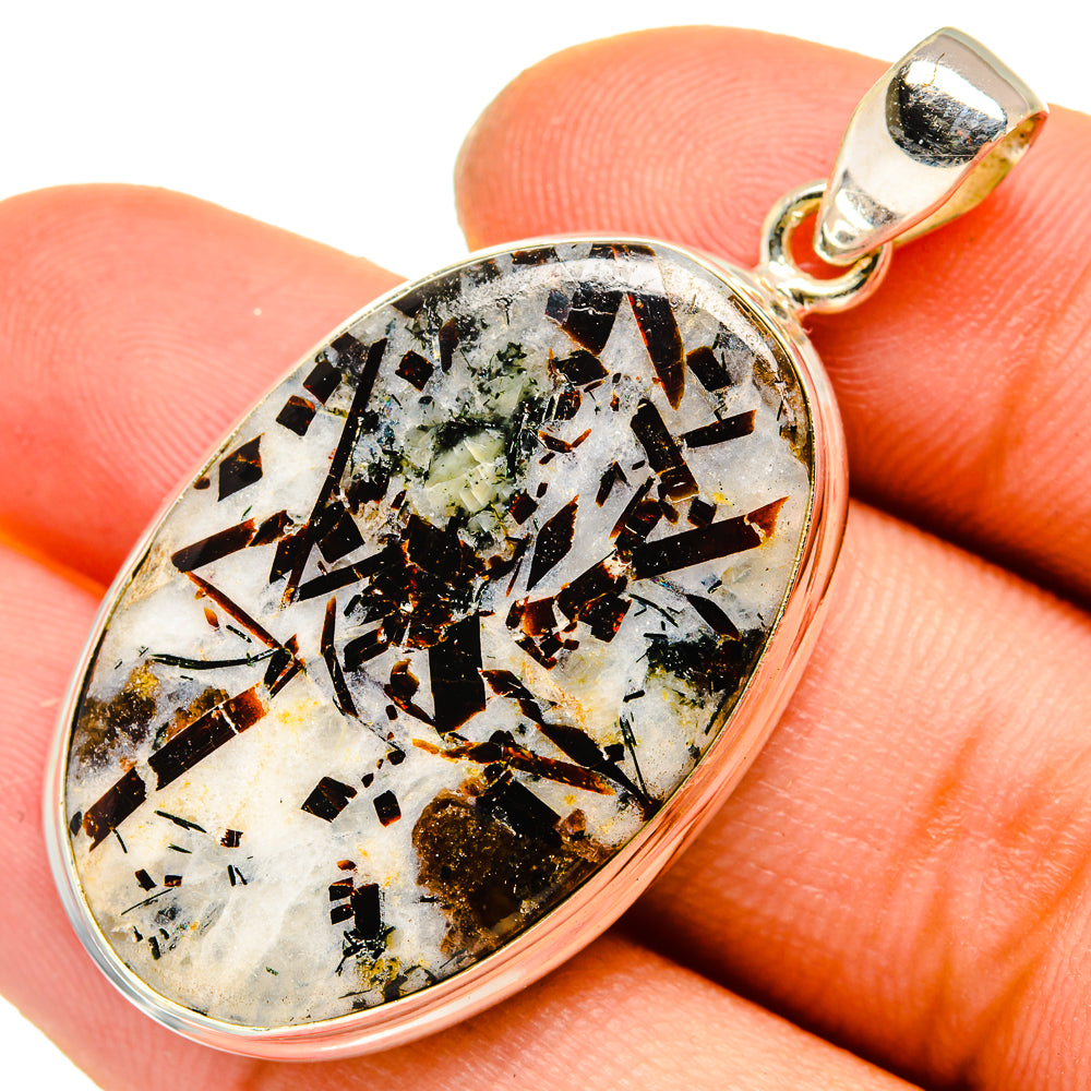 Astrophyllite Pendants handcrafted by Anasilvercos - PD10033