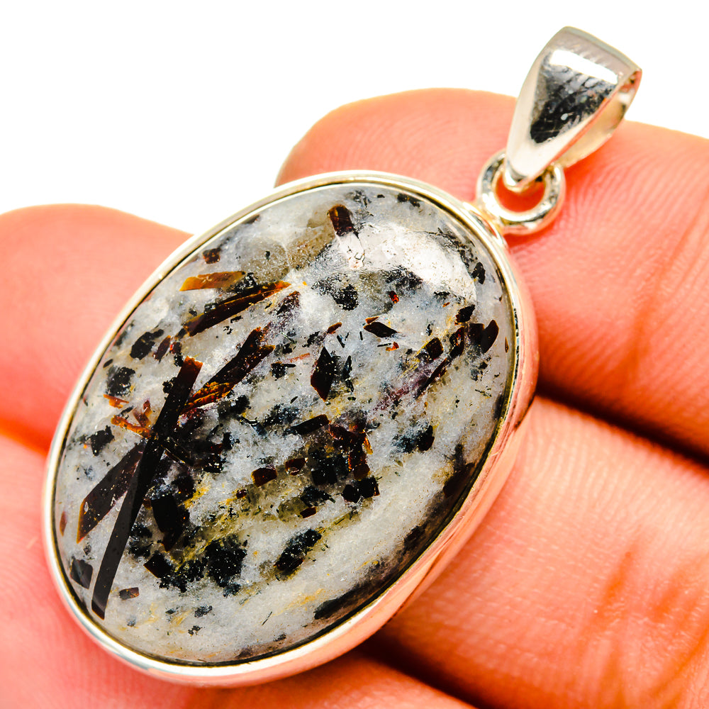 Astrophyllite Pendants handcrafted by Anasilvercos - PD10036