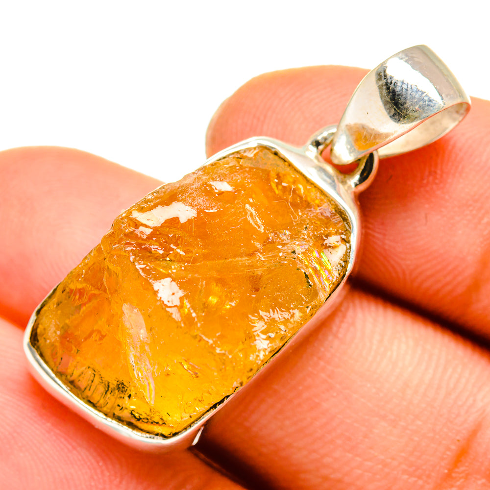 Citrine Pendants handcrafted by Anasilvercos - PD10075