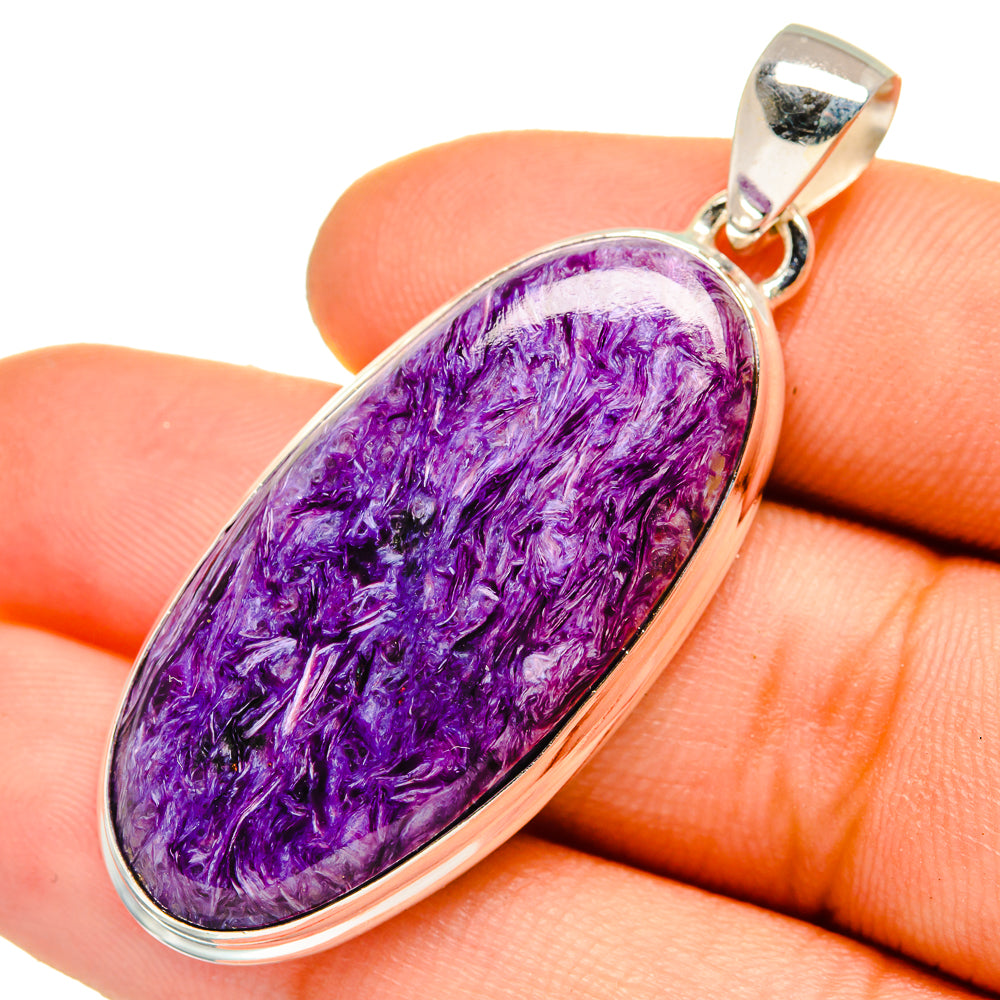 Charoite Pendants handcrafted by Anasilvercos - PD10122