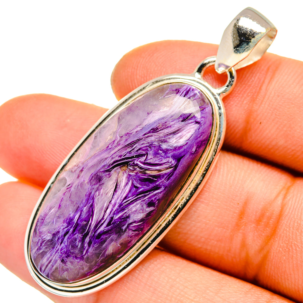 Charoite Pendants handcrafted by Anasilvercos - PD10123