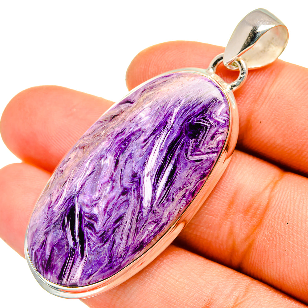 Charoite Pendants handcrafted by Anasilvercos - PD10124