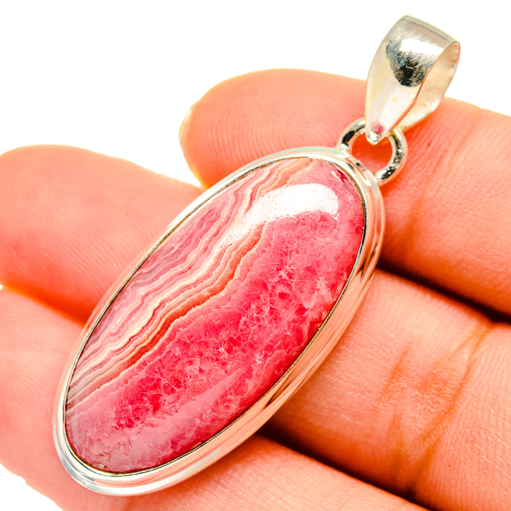 Rhodochrosite Pendants handcrafted by Anasilvercos - PD10144