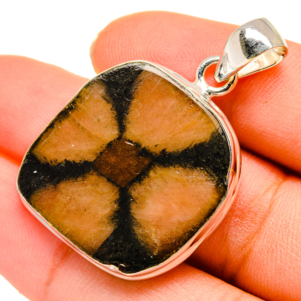 Chiastolite Pendants handcrafted by Anasilvercos - PD10157