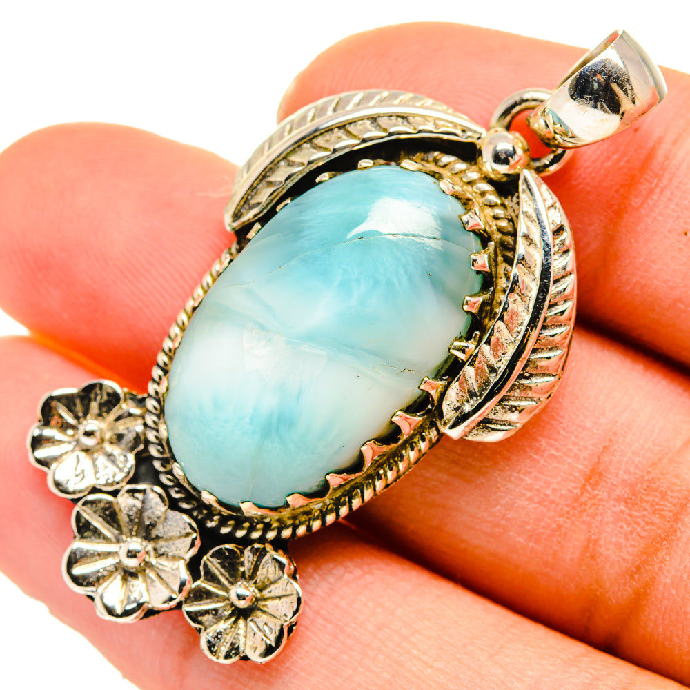Larimar Pendants handcrafted by Anasilvercos - PD10159