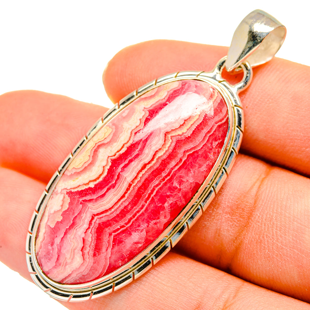 Rhodochrosite Pendants handcrafted by Anasilvercos - PD10163