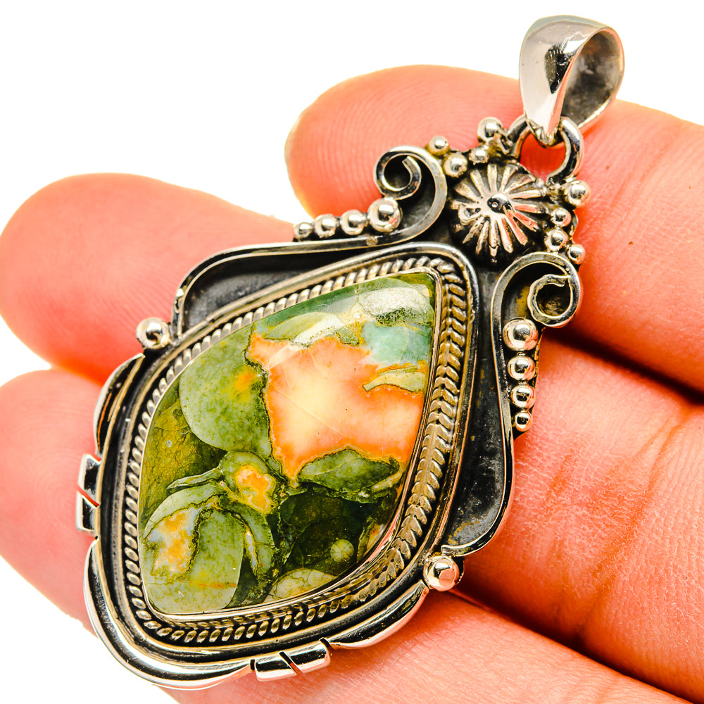 Rainforest Opal Pendants handcrafted by Anasilvercos - PD10166