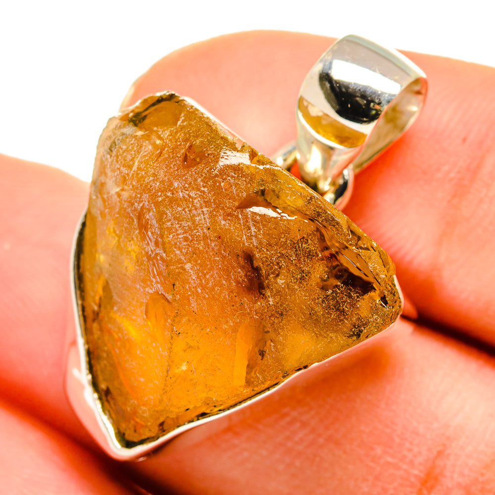 Citrine Pendants handcrafted by Anasilvercos - PD10171