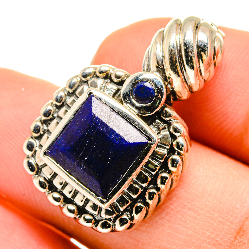 Lapis Lazuli Pendants handcrafted by Anasilvercos - PD10179