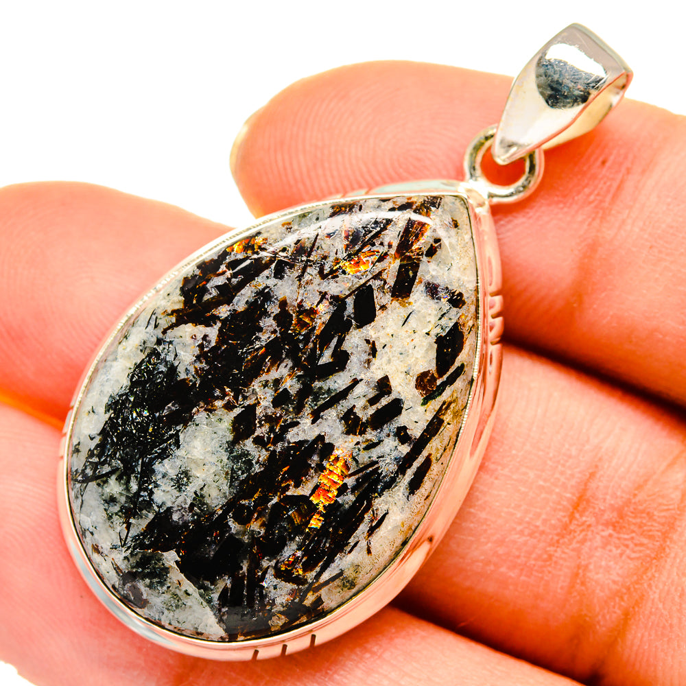 Astrophyllite Pendants handcrafted by Anasilvercos - PD10190