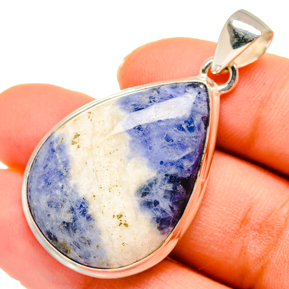 Sodalite Pendants handcrafted by Anasilvercos - PD10199