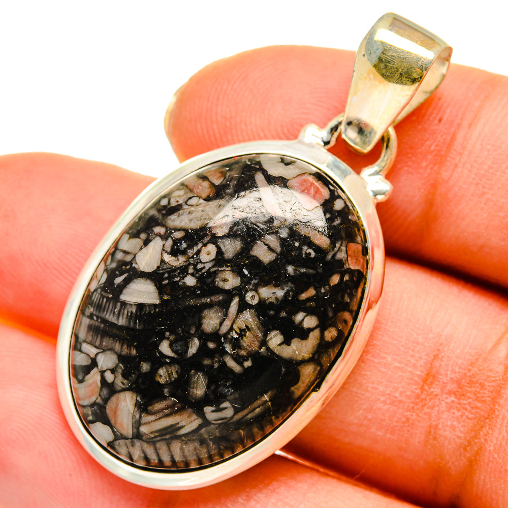 Crinoid Fossil Pendants handcrafted by Anasilvercos - PD10202
