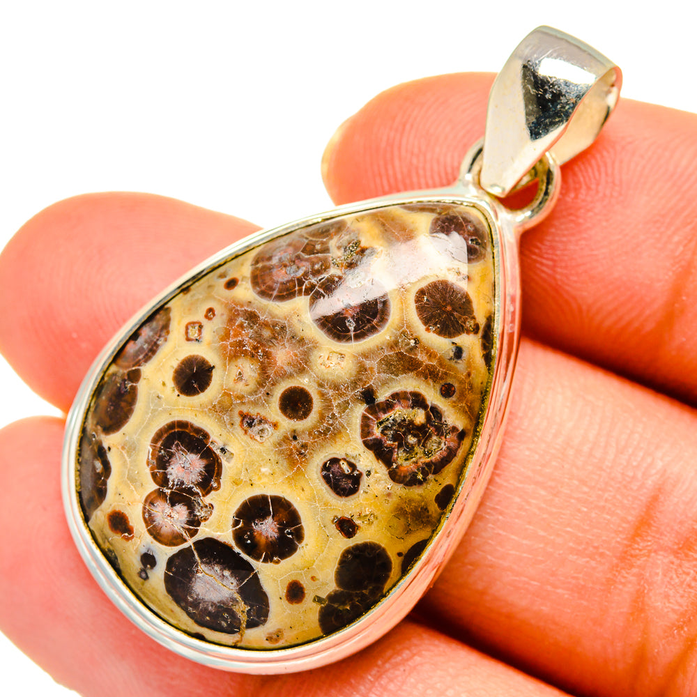 Poppy Jasper Pendants handcrafted by Anasilvercos - PD10232