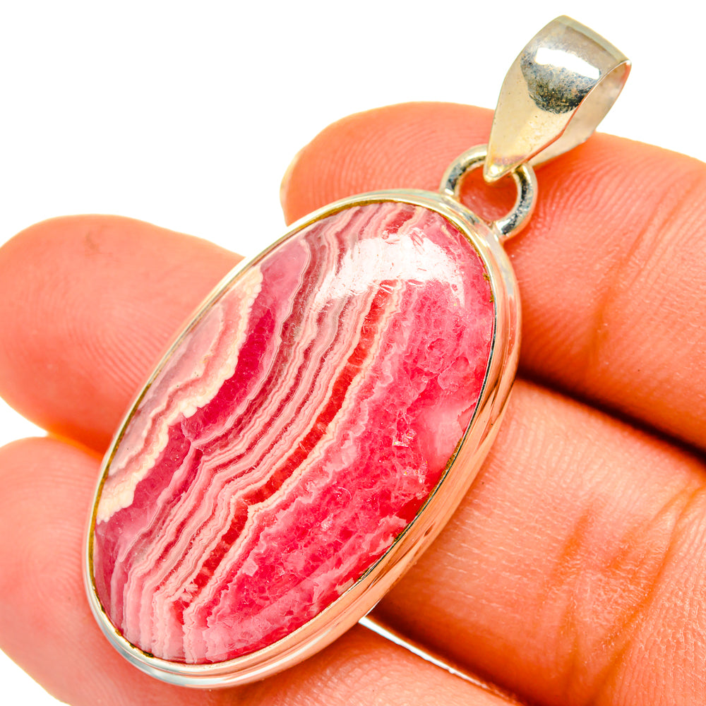Rhodochrosite Pendants handcrafted by Anasilvercos - PD10276