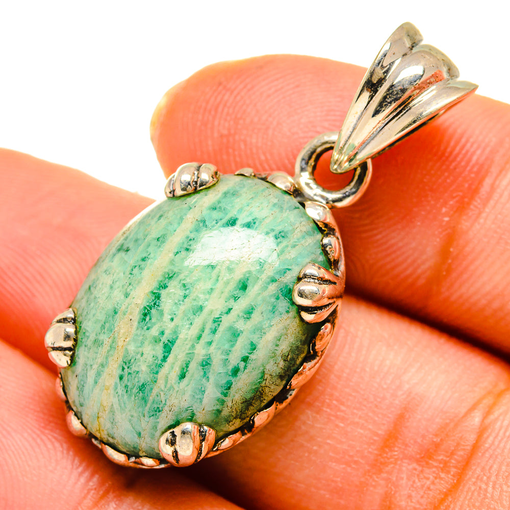 Amazonite Pendants handcrafted by Anasilvercos - PD10290